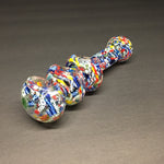 Triple Hitter Multi Fritz Confetti Color Hand Pipe